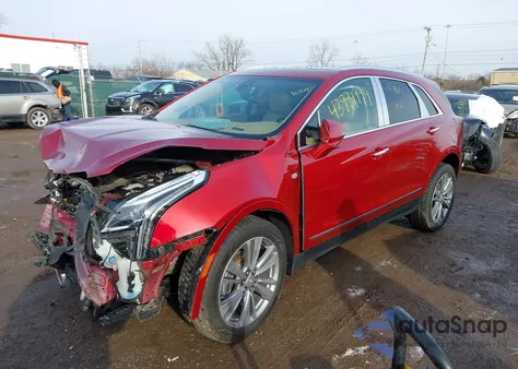 2020 Cadillac Xt5 Awd Premium Luxury из США, поврежденный, VIN 1GYKNFRS3LZ154004